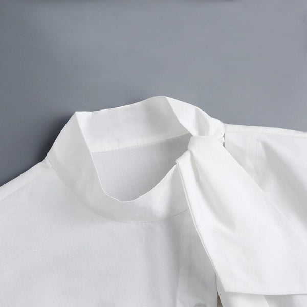 Faux col de chemise ou chemisier effet foulard