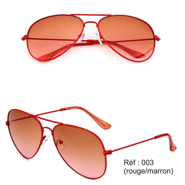 Lunettes de soleil Style Ray-Ban Aviator transparent ou fumé Polarisé UV 400