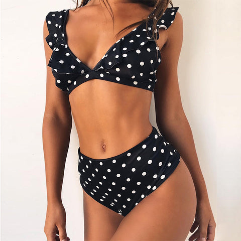 Maillot De Bain Une Pièce Dentelle Volants – Contrôle Du Ventre, Dos En U, Push-up, Idéal Plage Ou Piscine ! - 13