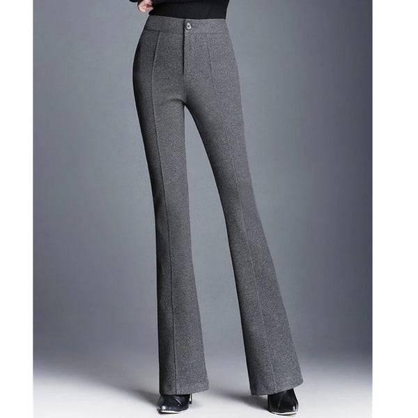 Pantalon mode - Coupe bas évasé - Taille haute