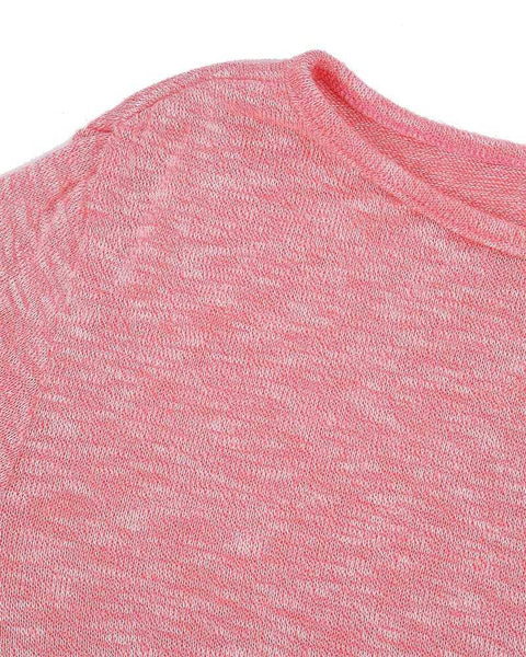 Top Haut T_Shirt large tricoté fines mailles - Col large - Manches longues