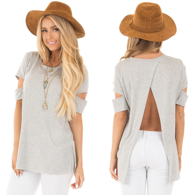 Haut CroisÃ© Dans Le Dos Top Haut Original Dos Croisé Manches